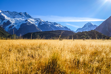 Image showing Aoraki Mount Cook, New Zealand