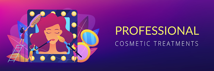 Image showing Beauty salon concept banner header.