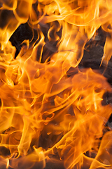 Image showing Flame, close up