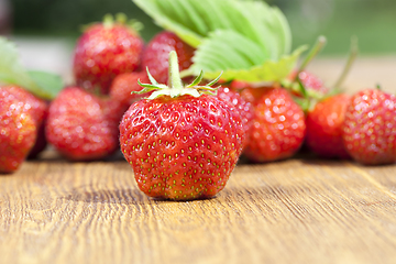 Image showing ripe strawberry