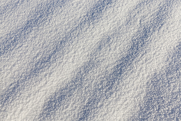 Image showing Real snow surface