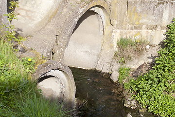 Image showing Concrete pipes