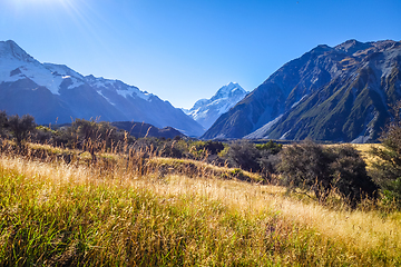 Image showing Aoraki Mount Cook, New Zealand