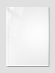 Image showing White Booklet cover template