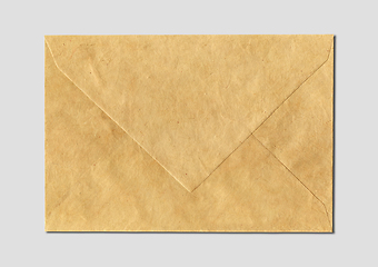 Image showing Brown paper enveloppe mockup template