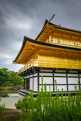 Image showing Kinkaku-ji golden temple, Kyoto, Japan