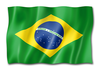 Image showing Brazilian flag isolated on white