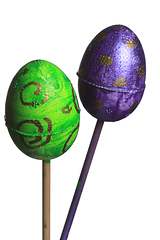 Image showing Decorated easter egg