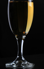Image showing Glass of vine