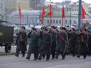 Image showing Parade in Moscow, Russia