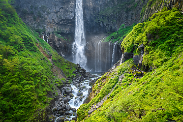 Image showing Kegon falls, Nikko, Japan