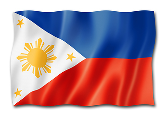 Image showing Philippines flag isolated on white