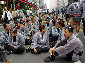 Image showing Parade in Tokyo