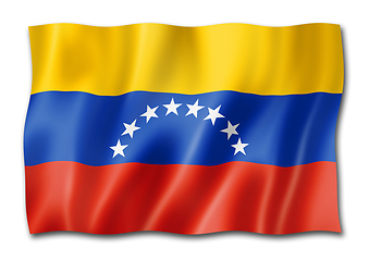 Image showing Venezuelan flag isolated on white