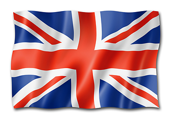Image showing British flag isolated on white
