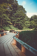 Image showing Meiji jingu inner garden, yoyogi park, Tokyo, Japan