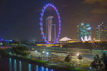 Image showing Marina Bay Sands Singapore  Flyer