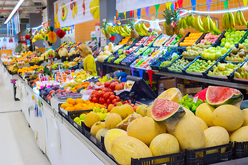 Image showing fruits Bolhao market  Porto, Portugal