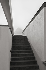 Image showing Narrow staircase