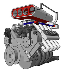 Image showing Invention of mechanical engineer vector or color illustration