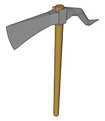 Image showing An implement sketch vector or color illustration