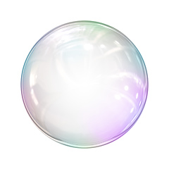 Image showing soap bubble background illustration