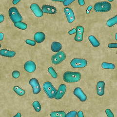 Image showing funny microbes texture