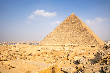Image showing Pyramids at Giza Cairo Egypt