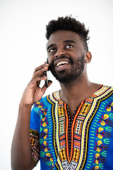 Image showing amfrican mal on phone