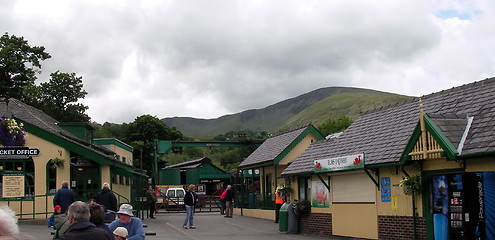 Image showing snowdon mountain railway