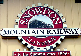 Image showing snowdon mountain railway