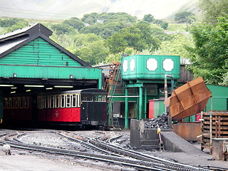 Image showing snowdonia mountain railway