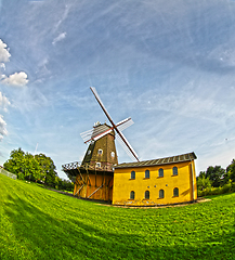 Image showing Wind mill in Horsholm, denmark