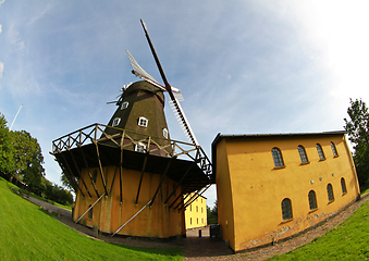 Image showing Wind mill in Horsholm, denmark