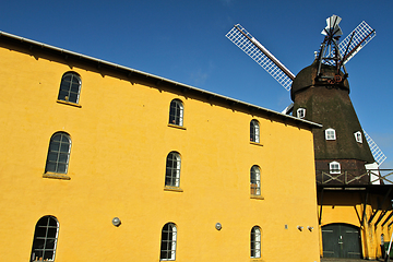 Image showing Wind mill in Horsholm, denmark