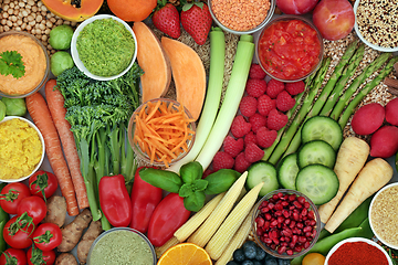 Image showing Immune Boosting Vegan Food for Good Health