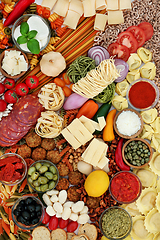 Image showing Italian Health Food for a Low Cholesterol Diet