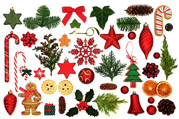 Image showing Symbols of Christmas Collection