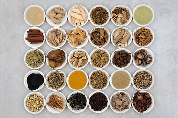 Image showing Traditional Chinese Fundamental Herb Collection