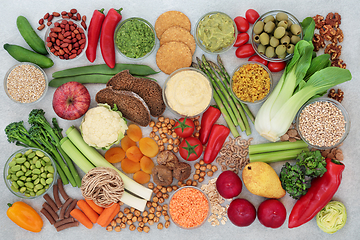 Image showing Low Carb Health Food for Vegan Diabetics