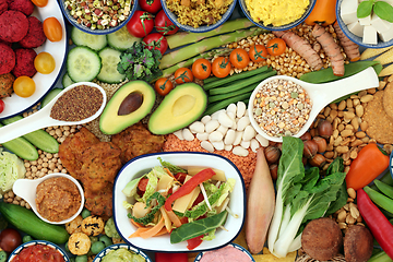 Image showing Vegan Food for a Healthy Immune Boosting Diet