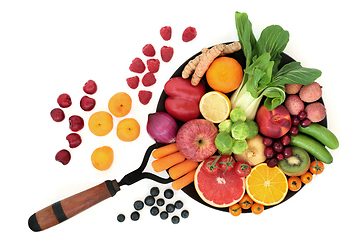 Image showing Fruit and Vegetables High in Antioxidants