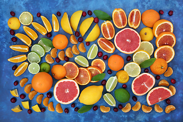 Image showing Winter Sunshine Citrus Fruit Selection