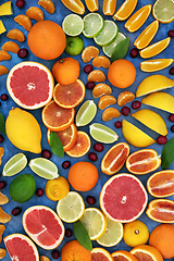Image showing High Fibre Healthy Citrus Fruit  