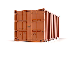 Image showing Shipping Cargo Container Twenty Feet for Logistics and Transpor