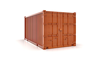 Image showing Shipping Cargo Container Twenty Feet for Logistics and Transpor