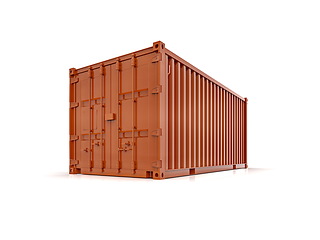 Image showing Shipping Cargo Container Twenty Feet for Logistics and Transpor