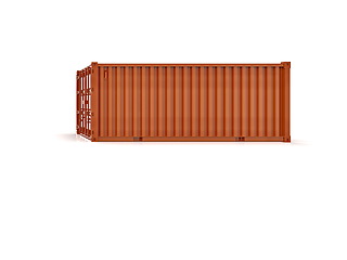 Image showing Shipping Cargo Container Twenty Feet for Logistics and Transpor