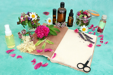 Image showing Essential Oil Preparation for Aromatherapy