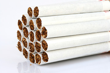 Image showing stack cigarettes